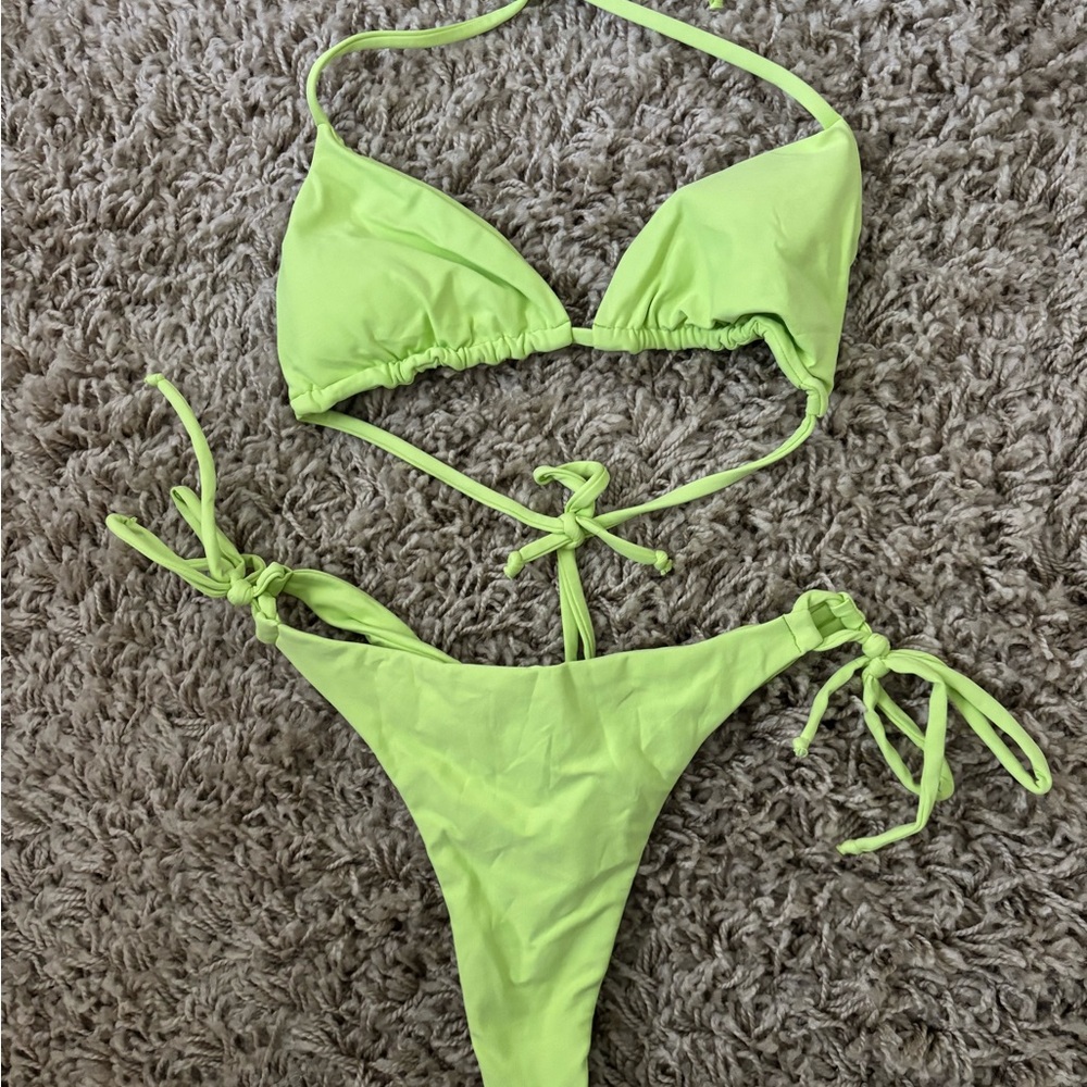 Midori Lime Green Bikini Set